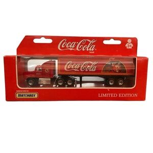 Coca-Cola Matchbox Christmas Toy Truck Limited Edition